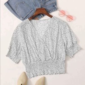 Cute crossover blouse